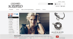 Desktop Screenshot of guldsmedagerfeld.dk