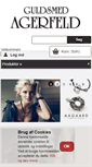 Mobile Screenshot of guldsmedagerfeld.dk